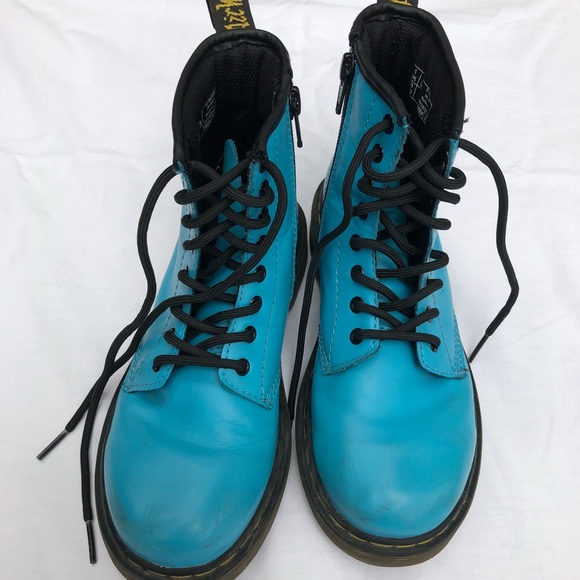 sky blue doc martens